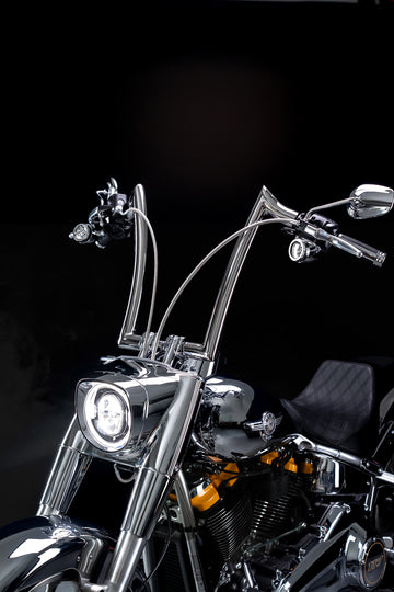 2018-2020 Softail Deluxe Signature Knucklehead Meathook Apes (Chrome)