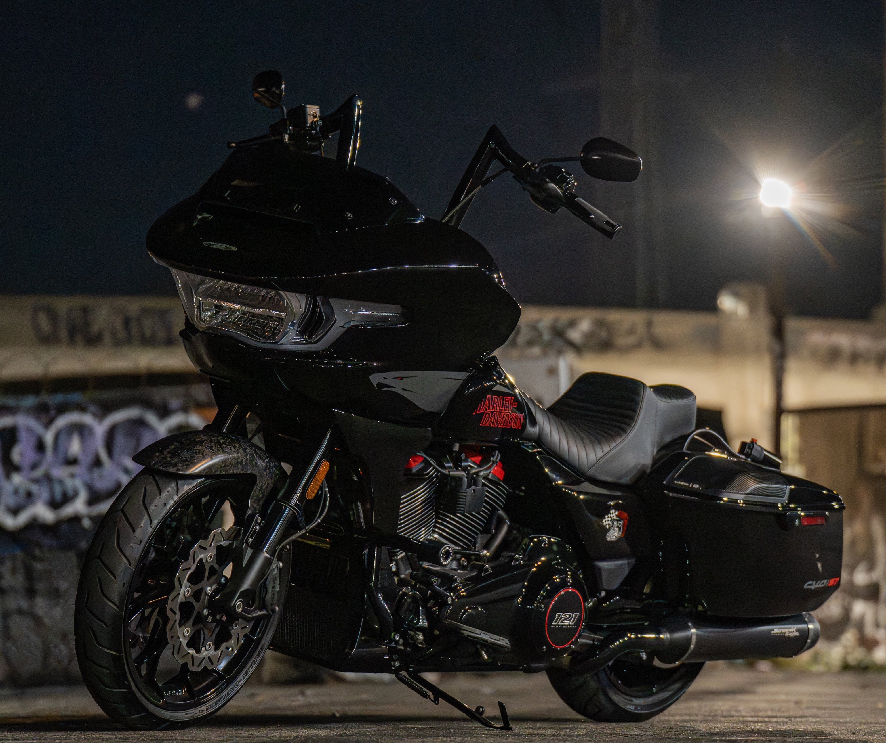 2025-2026 Low Rider S Signature Knucklehead Meathook Apes (Gloss Black ...